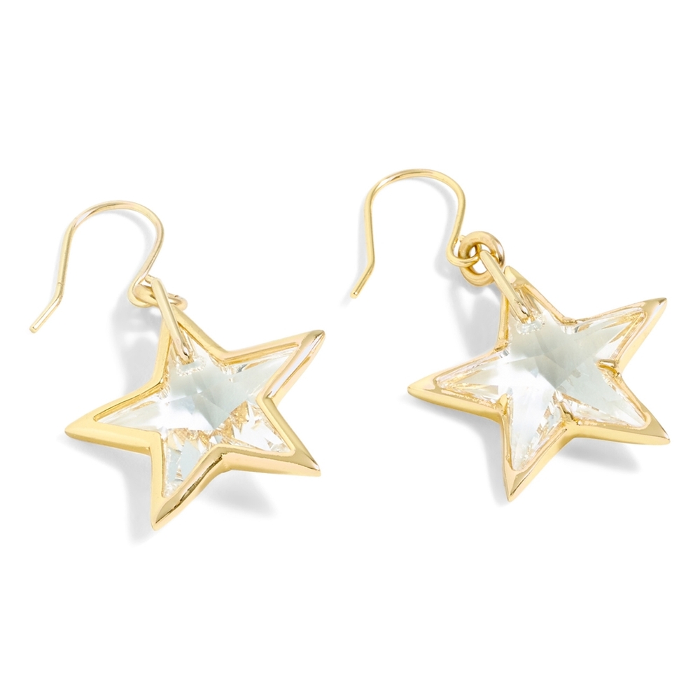Jcrew Gold Star Earrings